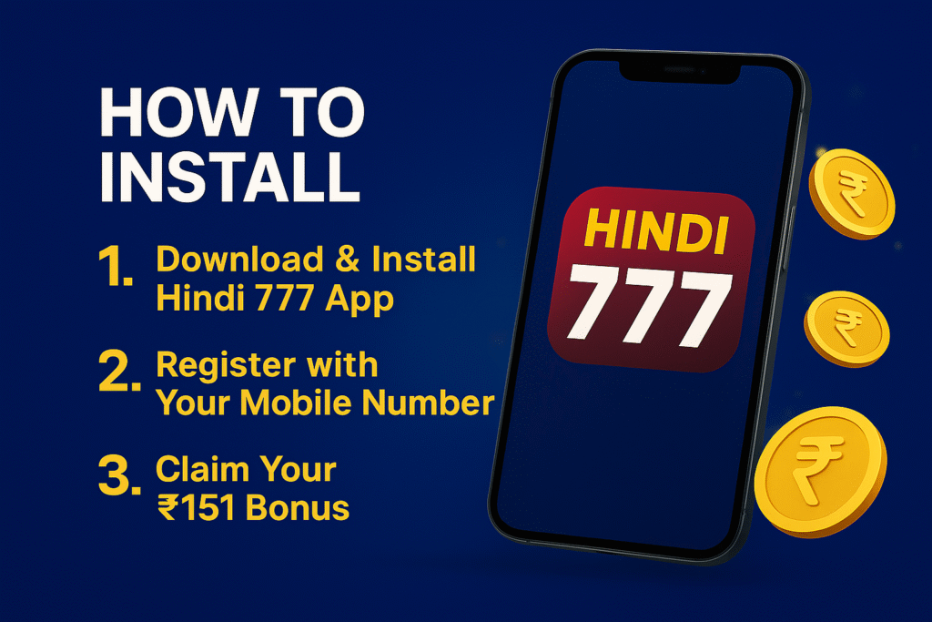 how to install hindi 777 app